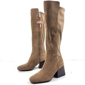 BLONDO TENOR  Waterproof  Knee High Boot Tan stretch Size 7M